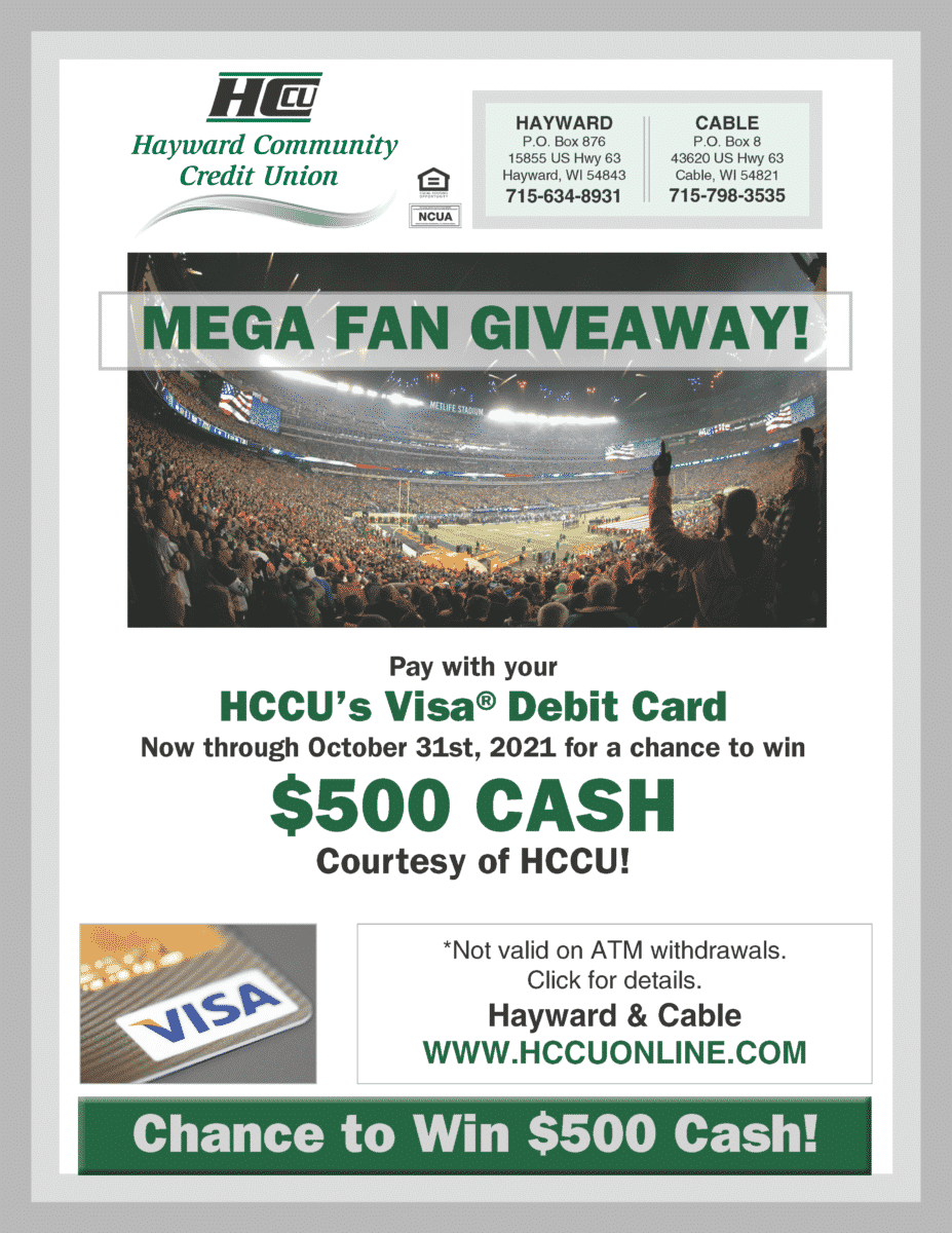 Pay with your HCCU Visa Debit Card to Win